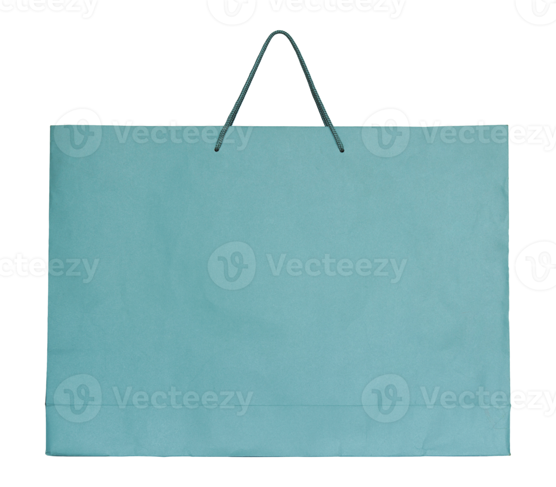 shopping paper bag isolated with clipping path for mockup png