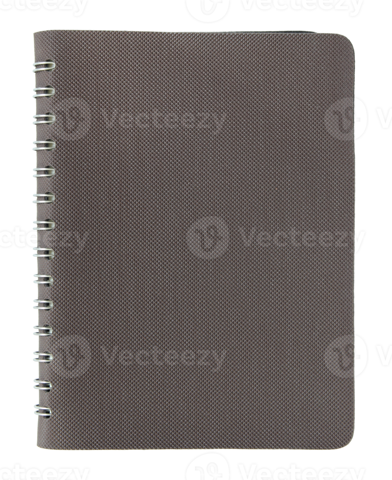 note book cover isolated with clipping path for mockup png