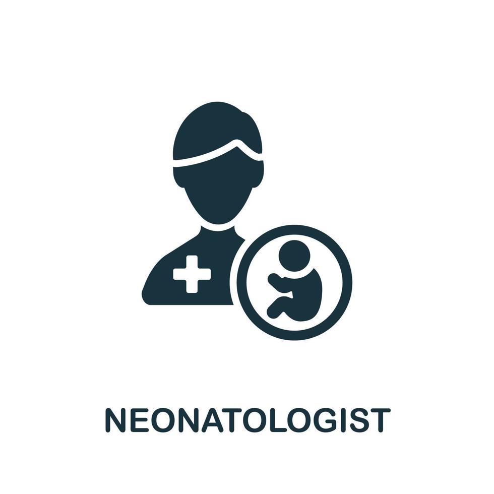 Neonatologist icon. Simple element from child development collection. Creative Neonatologist icon for web design, templates, infographics and more vector