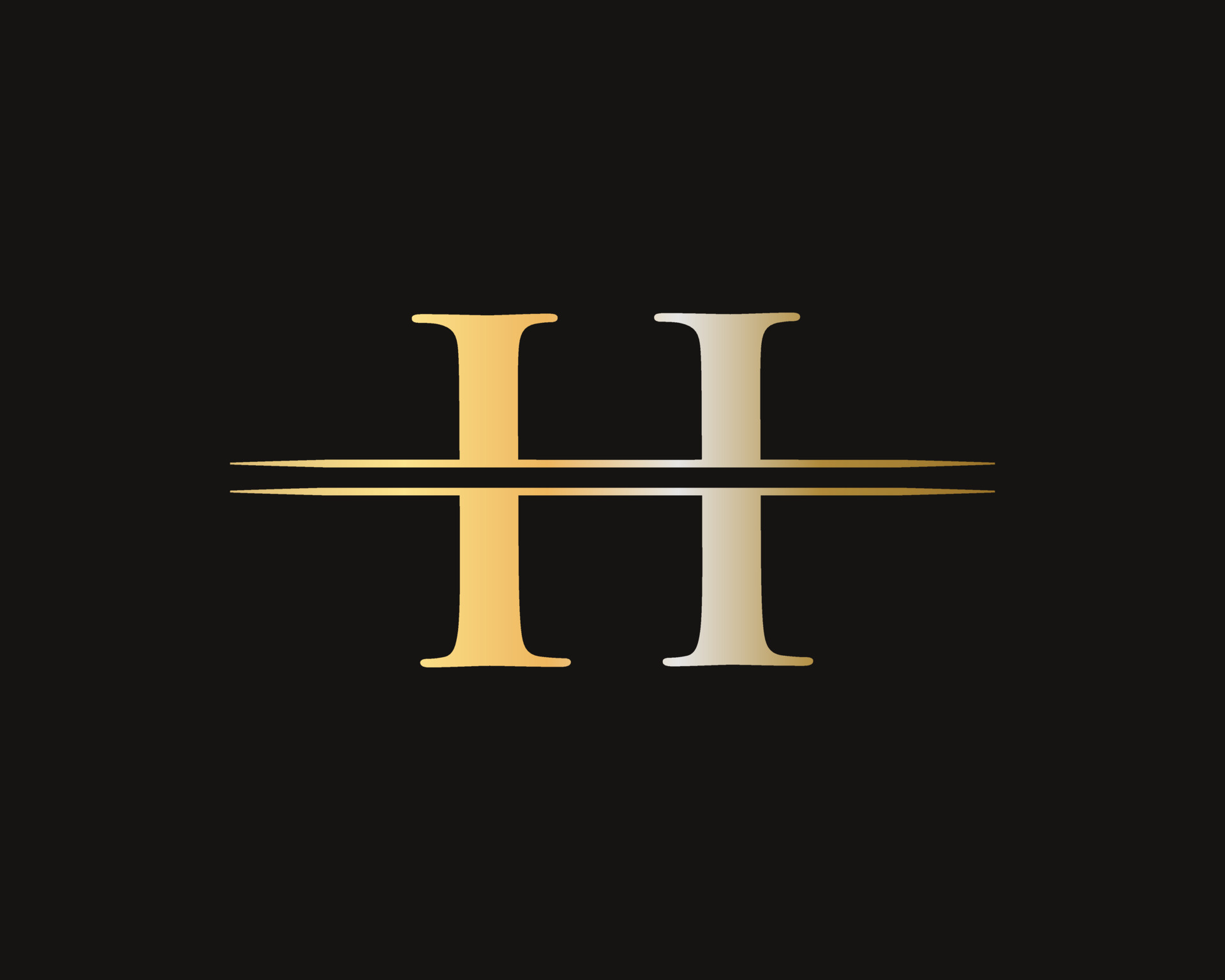 Letter H Logo Design For Luxury and Fashion Identity 17209053 Vector ...