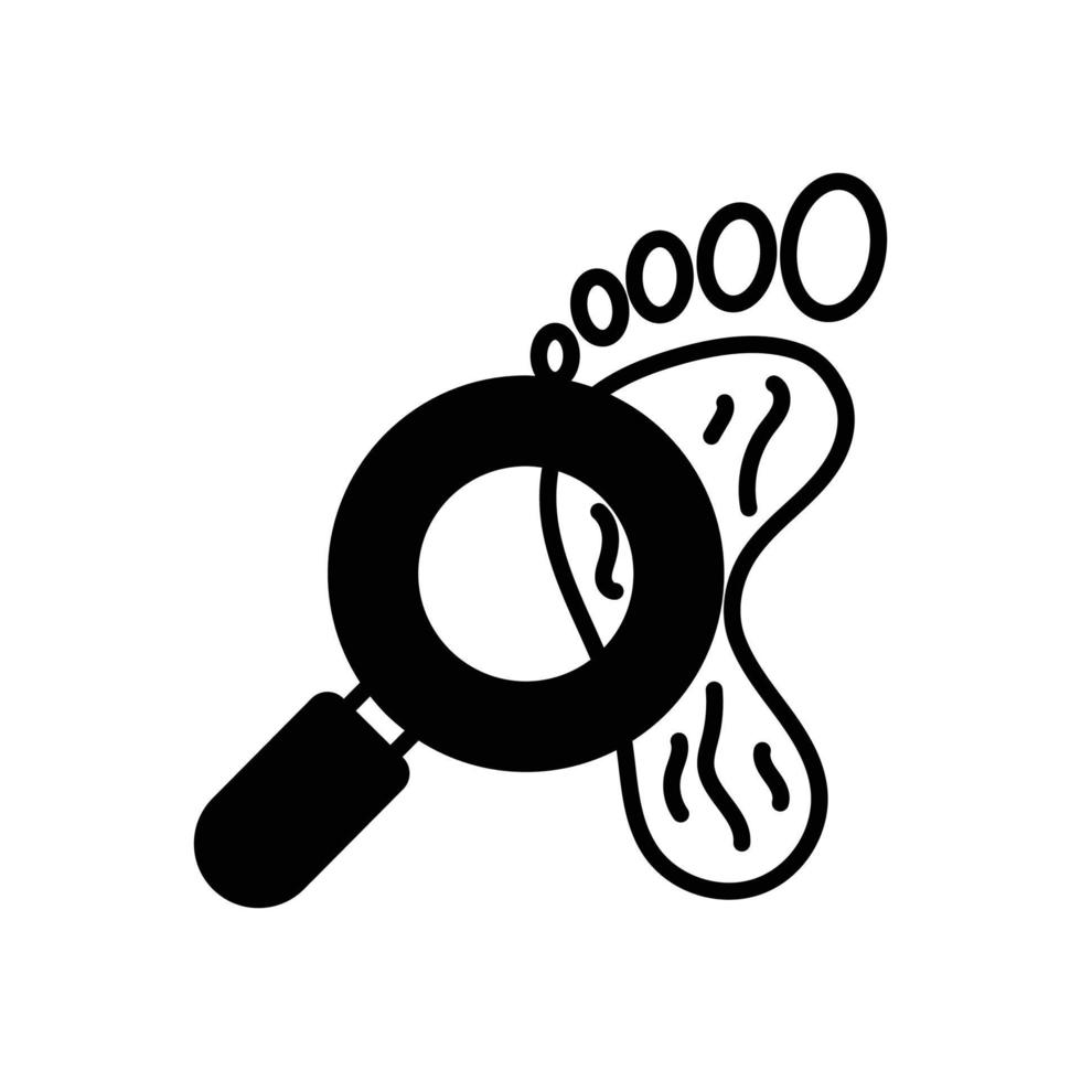 crime vector glyph icon style illustration. EPS 10 file
