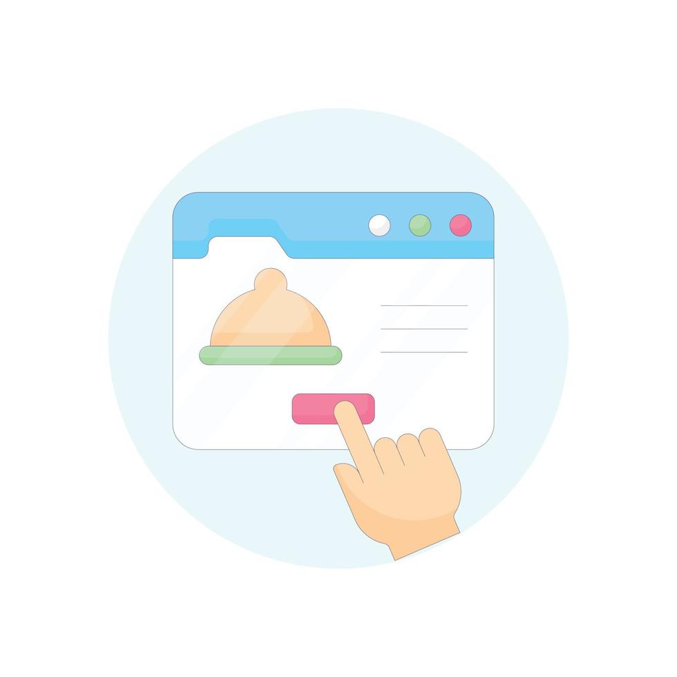 Order Vector Icon filled outline Style Illustration. EPS 10 File
