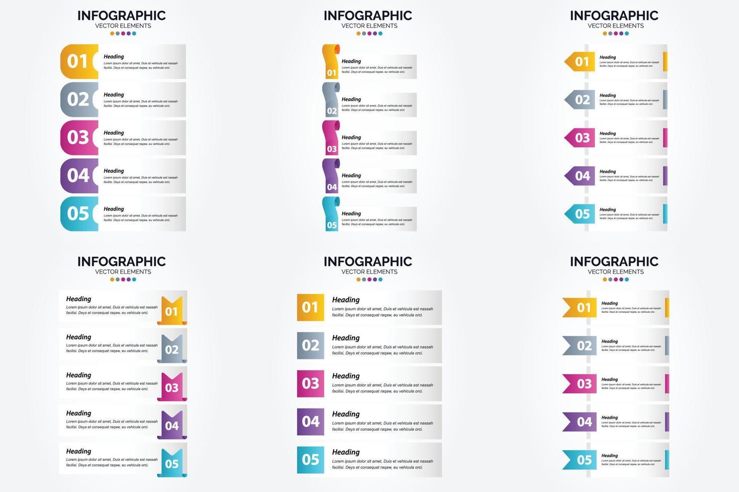 estas infografías de ilustración vectorial son ideales para publicidad en un folleto. volantes. o revista. vector