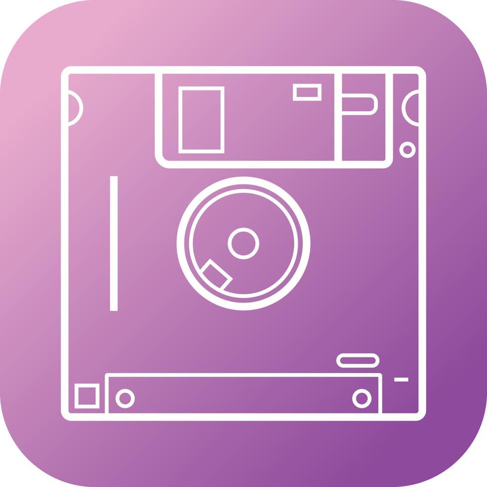 Beautiful Diskette vector line icon 17209760 Vector Art at Vecteezy