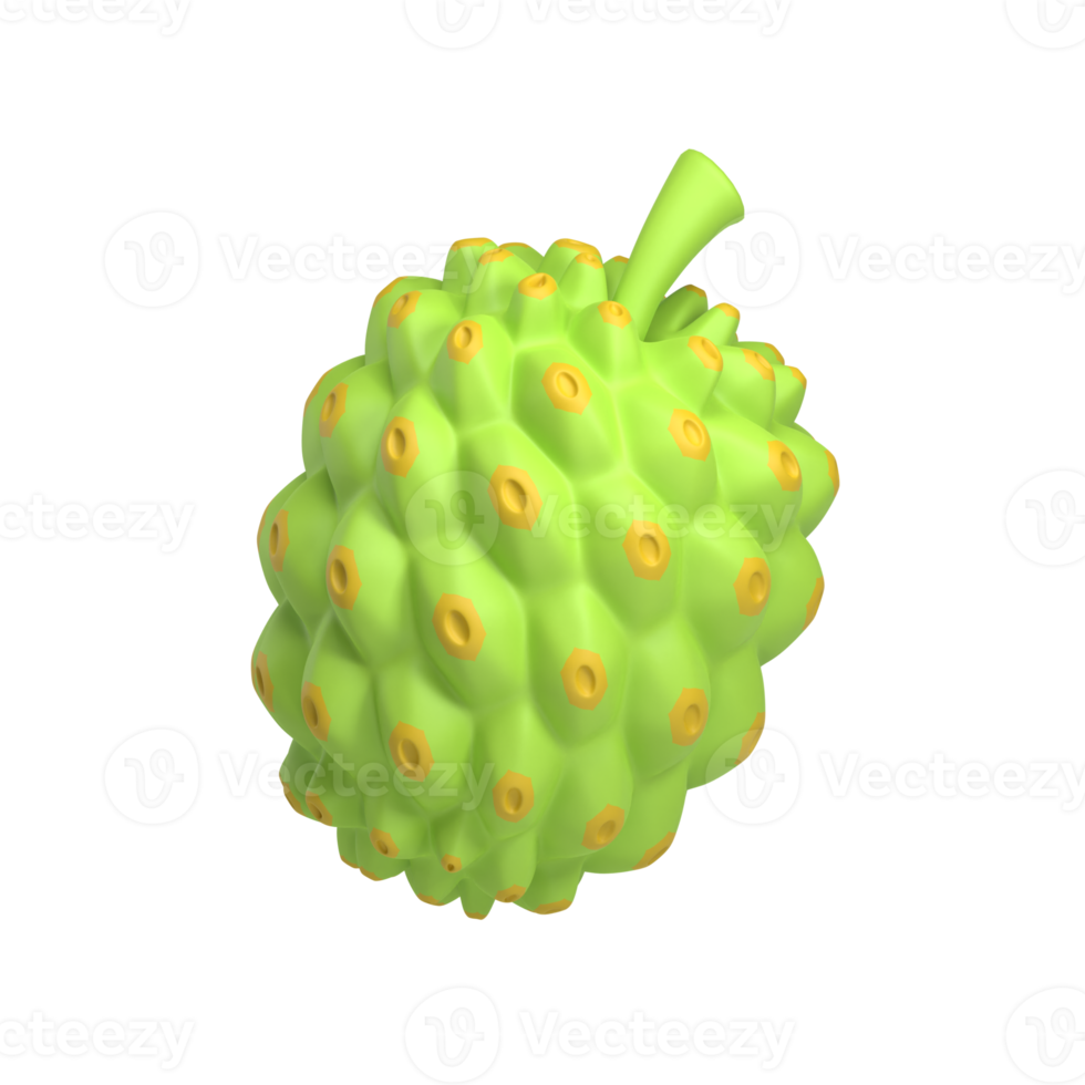 noni fruit 3d icoon png