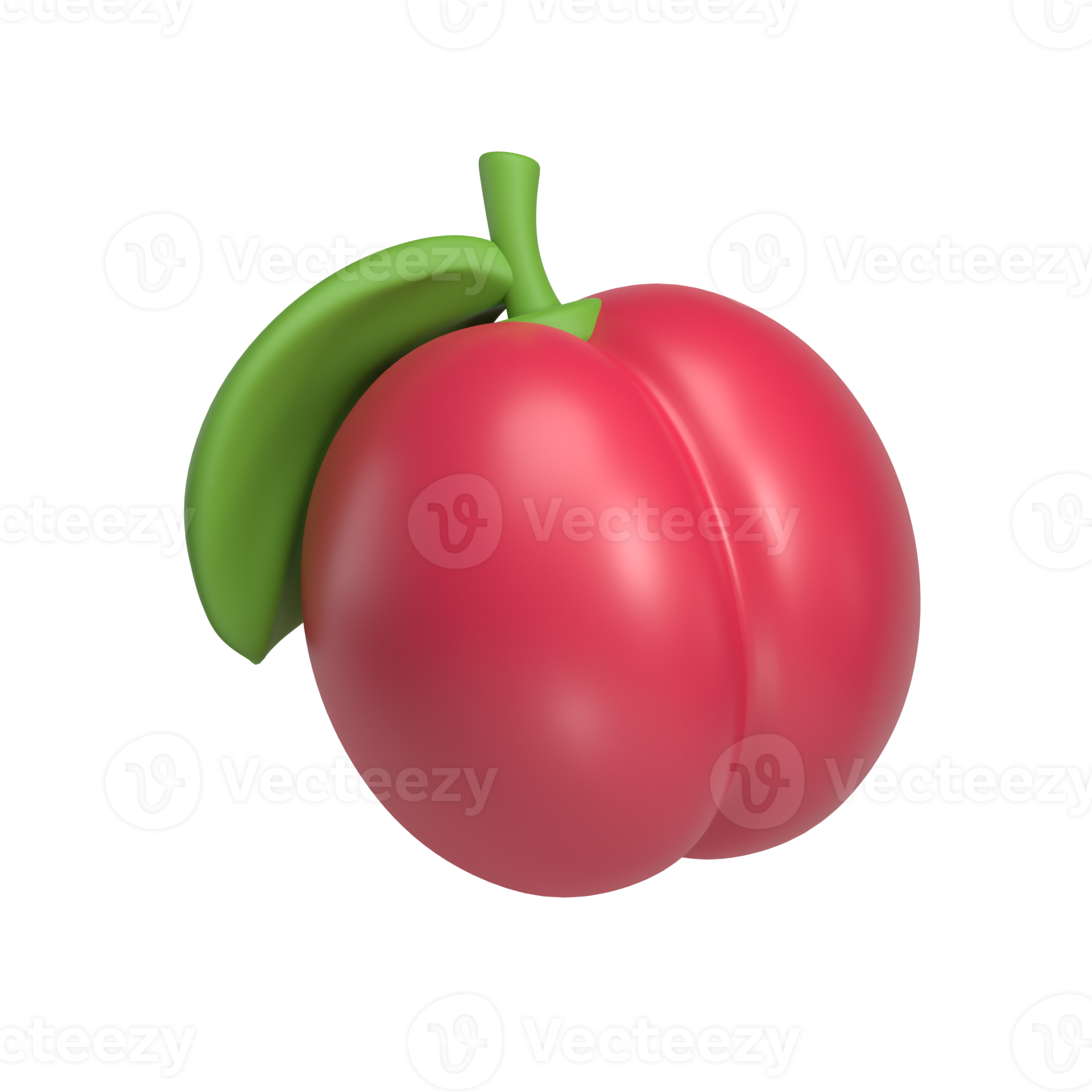 plum fruit 3d icon 17209850 PNG