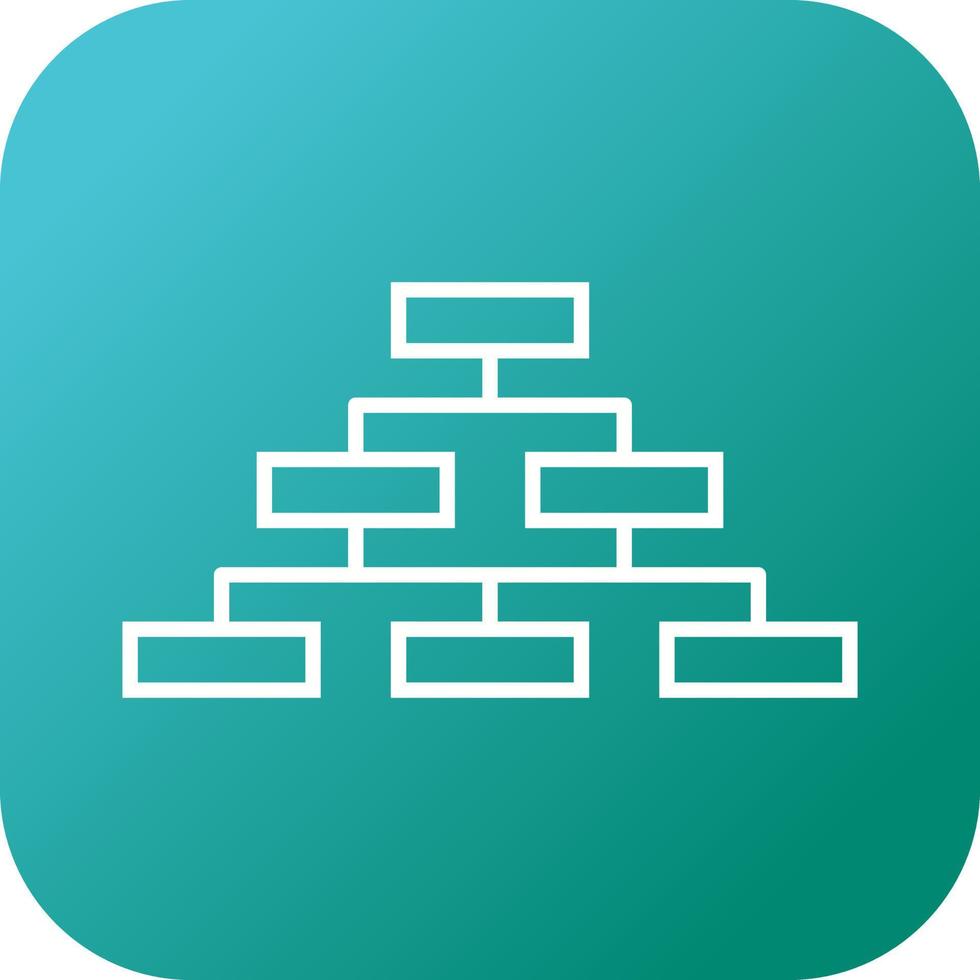 Beautiful Business structure vector line icon