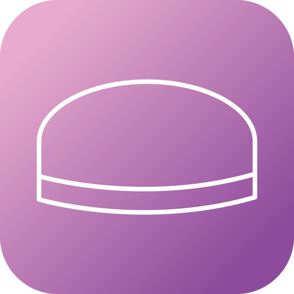 Beautiful Cap Line Vector Icon