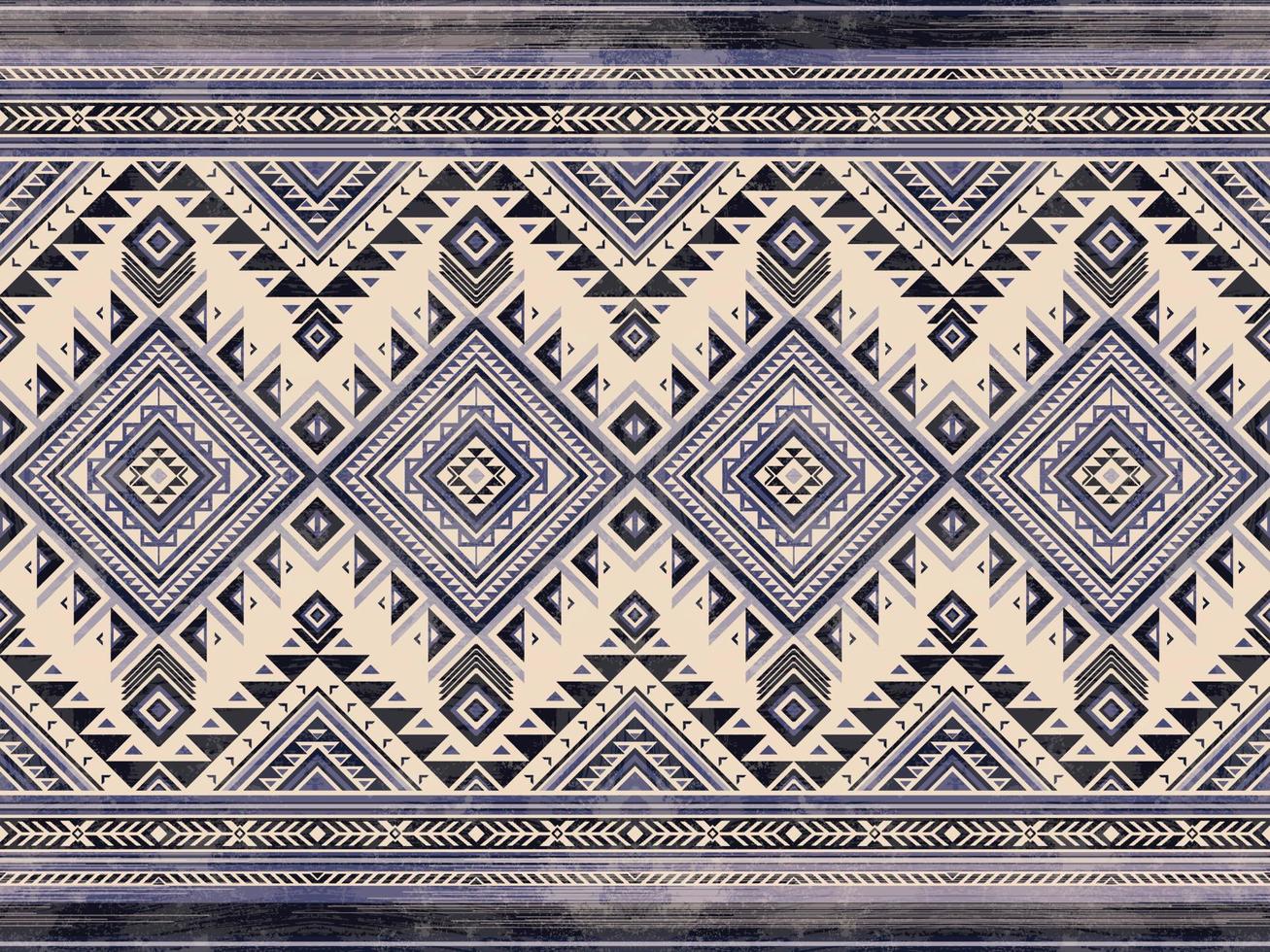 patrón nativo americano indio ornamento patrón geométrico étnico textil textura tribal patrón azteca navajo tela mexicana sin costura vector decoración