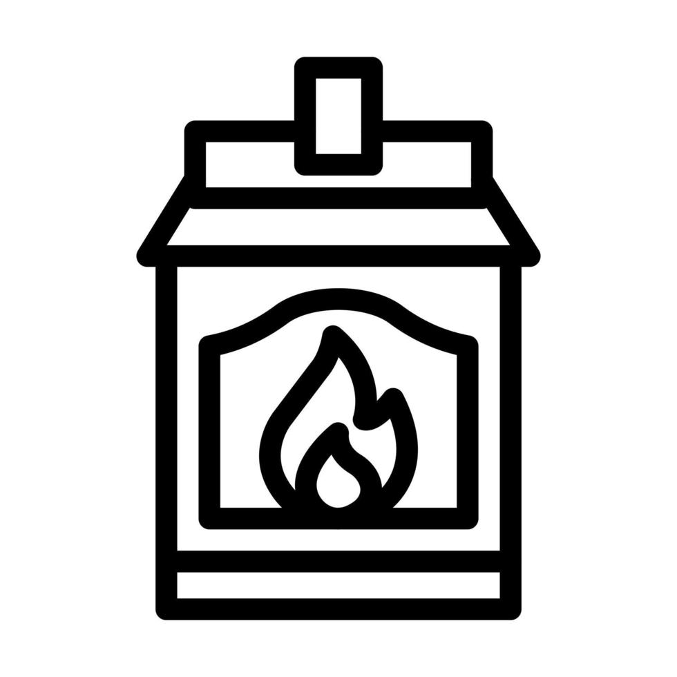 Coal Furnace Icon Design vector