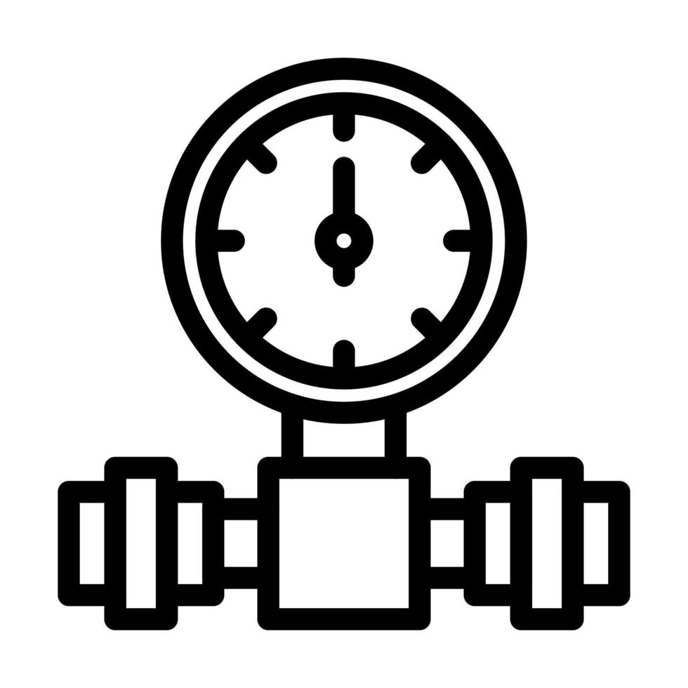 Pressure Gauge Icon Design vector