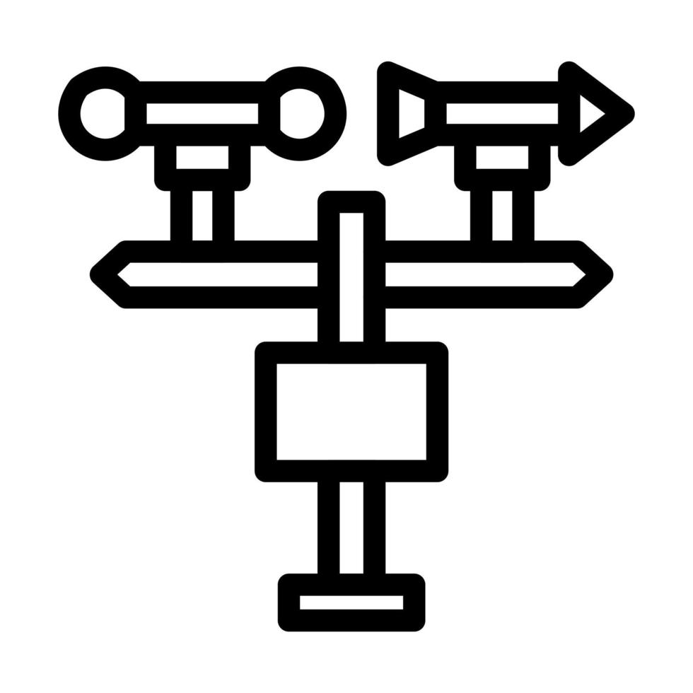 diseño de icono de estación meteorológica vector