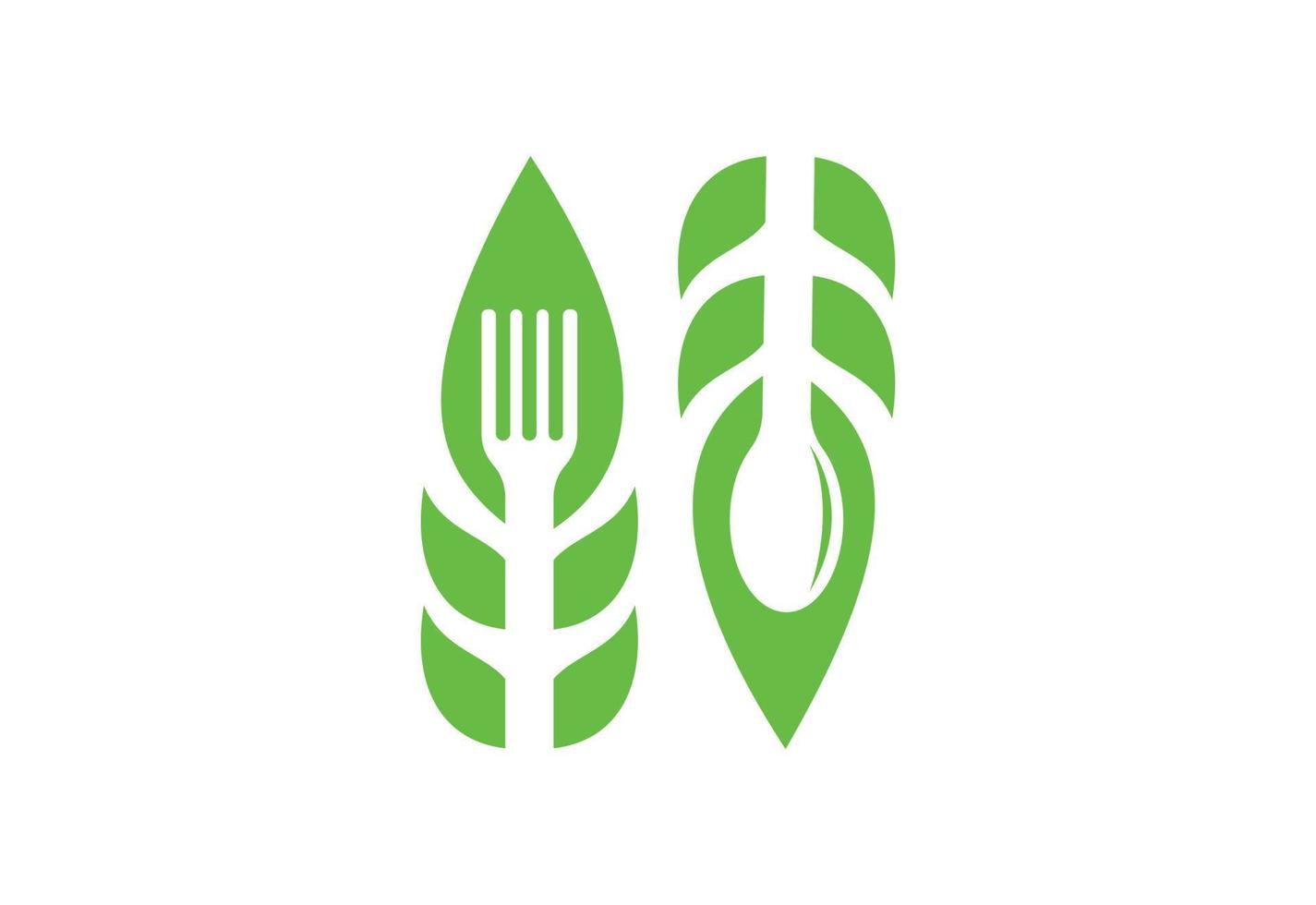 Bio food logo design, Vector design template