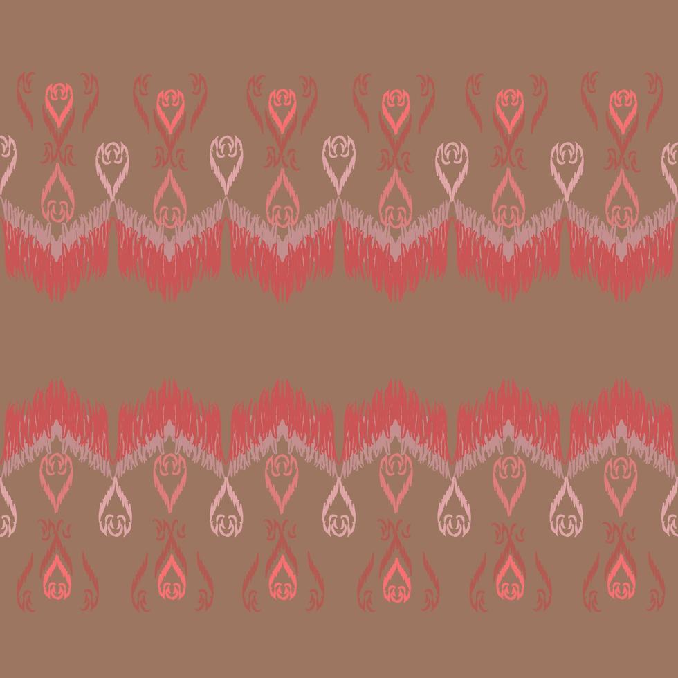 Geometric ethnic pattern embroidery design for background or wallpaper and clothing. vector