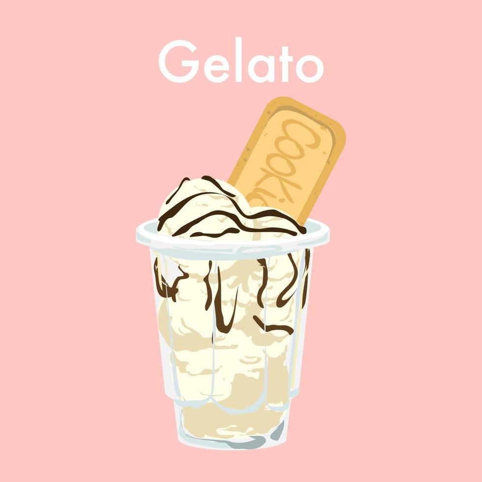 Ice cream icon vector