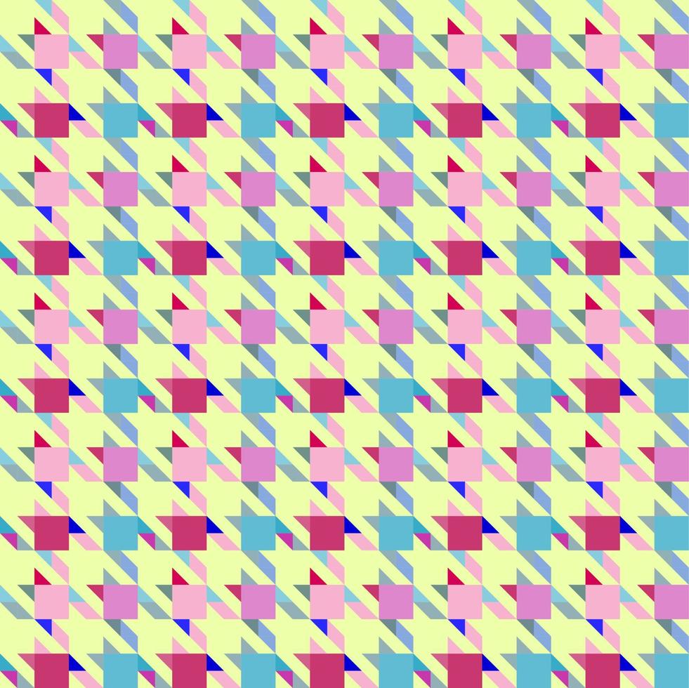 seamless geometric pattern with hounds tooth background vector
