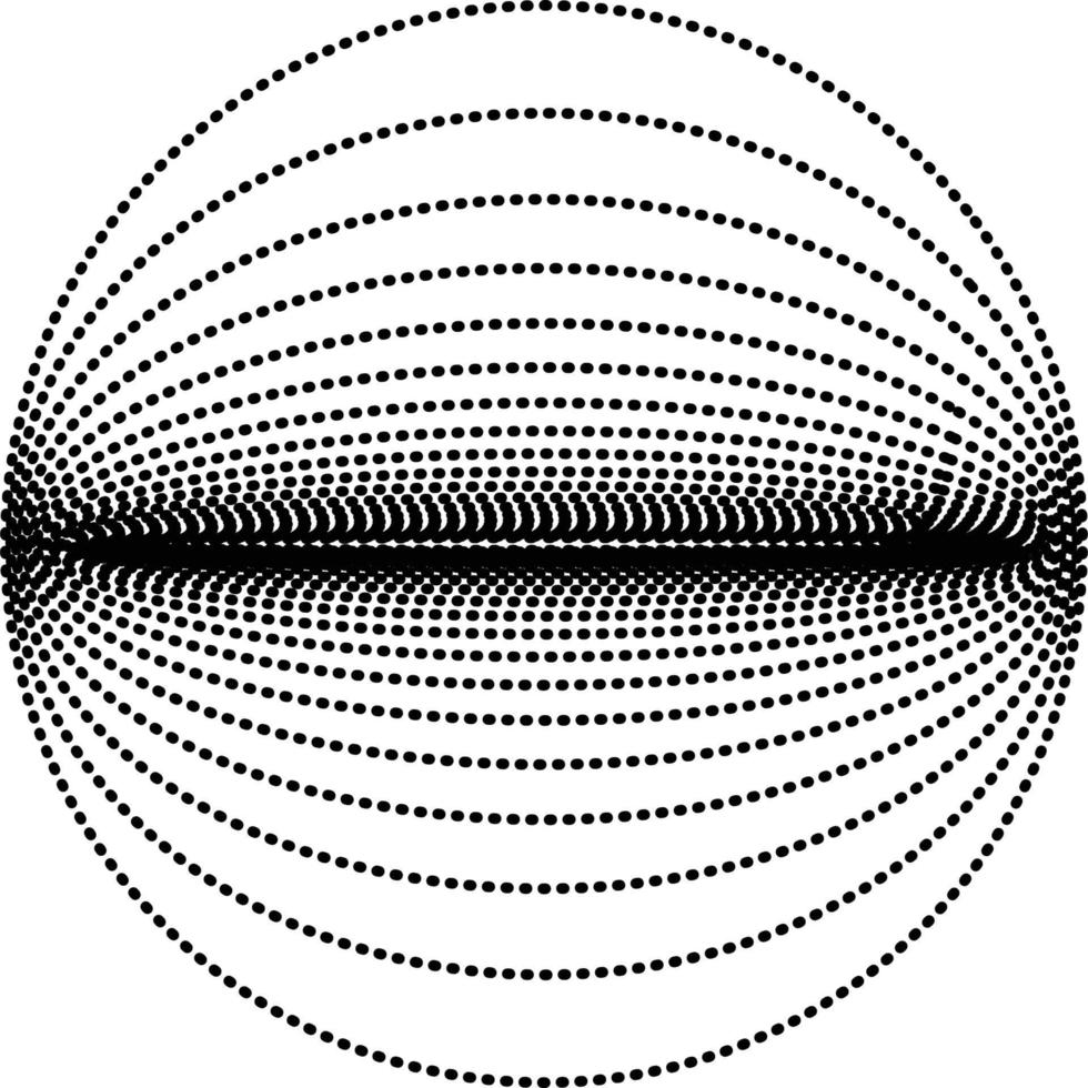 conjunto de logotipos en espiral circular de semitonos. circular punteado aislado en el fondo blanco. diseño de tela de semitono. textura de puntos de círculo de semitono. elemento de diseño vectorial para diversos fines. vector