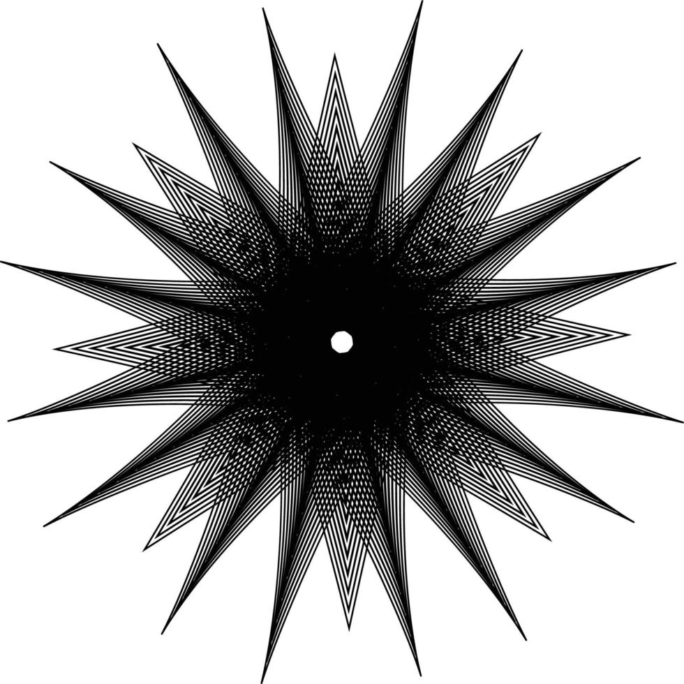 Star Shape Illustration Abstract Pattern Design vector
