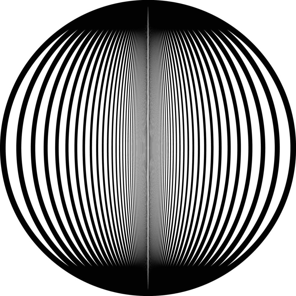 conjunto de logotipos en espiral circular de semitonos. circular punteado aislado en el fondo blanco. diseño de tela de semitono. textura de puntos de círculo de semitono. elemento de diseño vectorial para diversos fines. vector