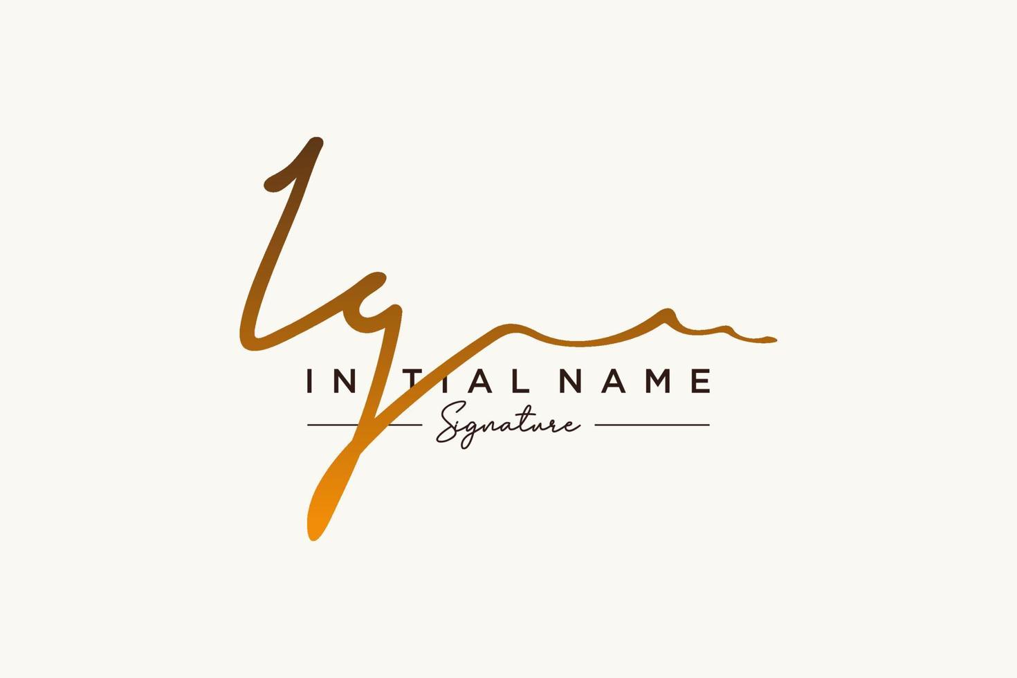 Initial IG signature logo template vector. Hand drawn Calligraphy lettering Vector illustration.