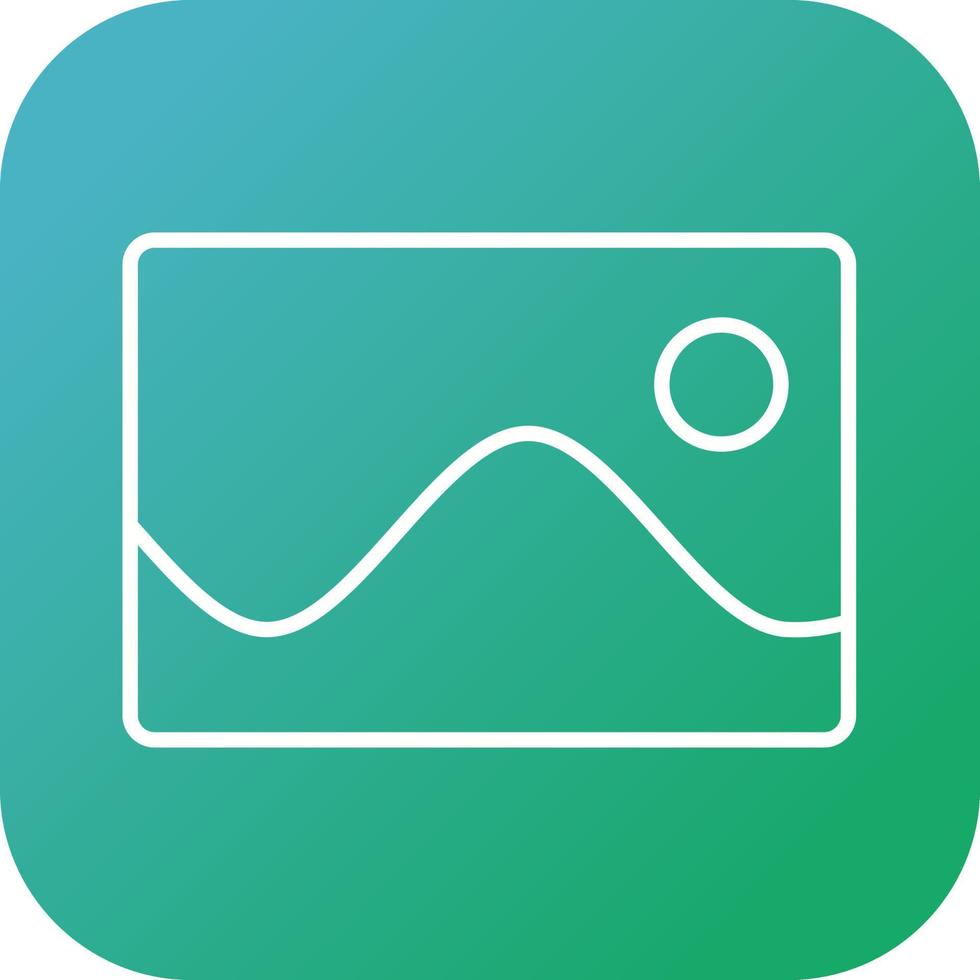 Beautiful Gallery Line Vector Icon