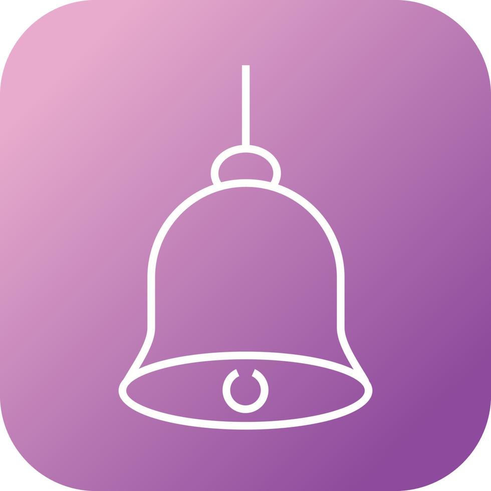Beautiful Bell Line Vector Icon
