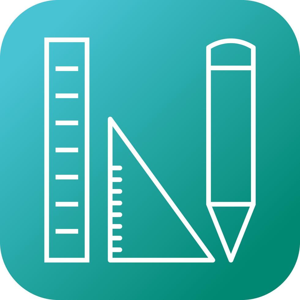 Beautiful Geometry tools Line Vector Icon