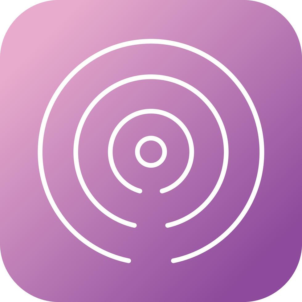 Beautiful Hotspot Signal Line Vector Icon