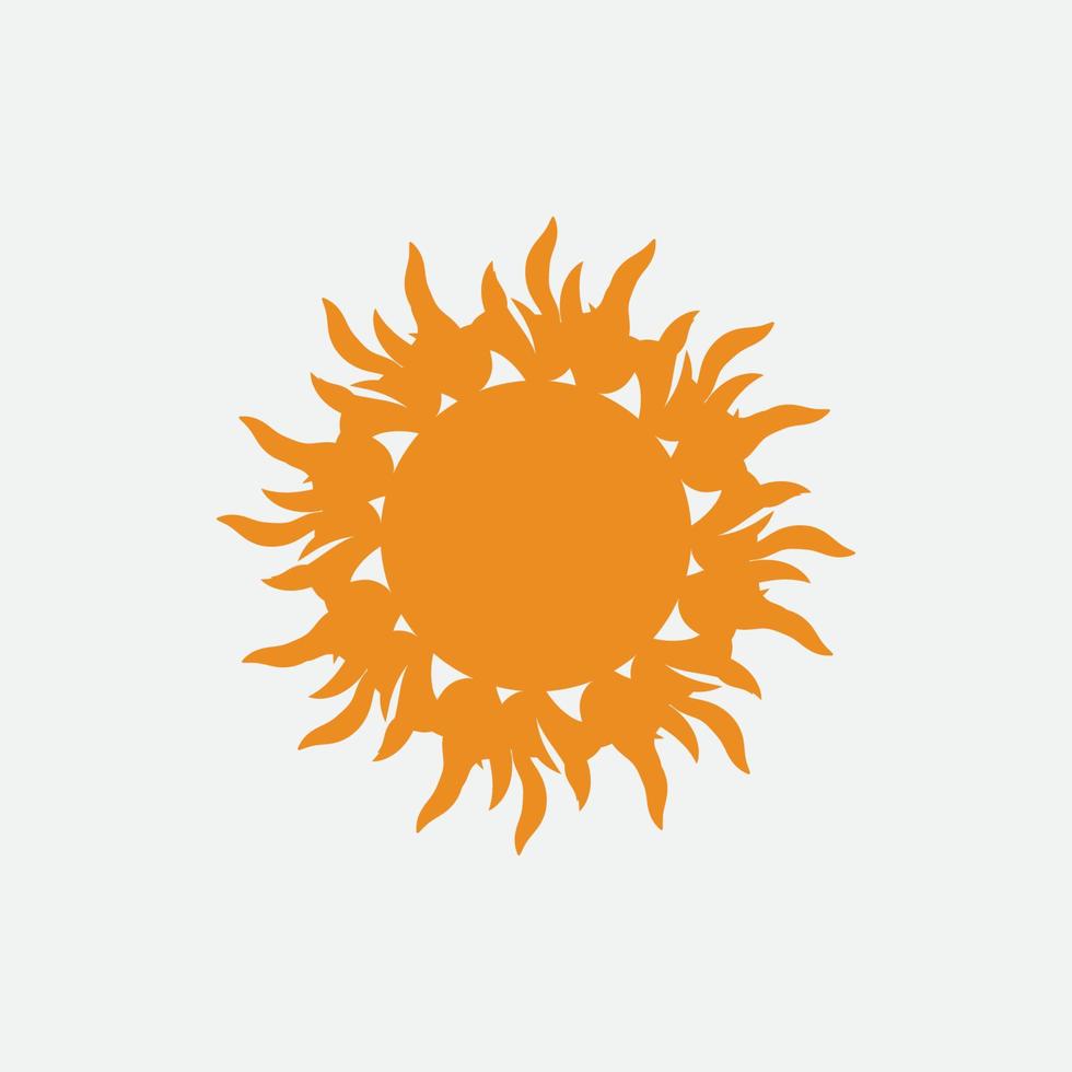 Sun Vector illustration Icon