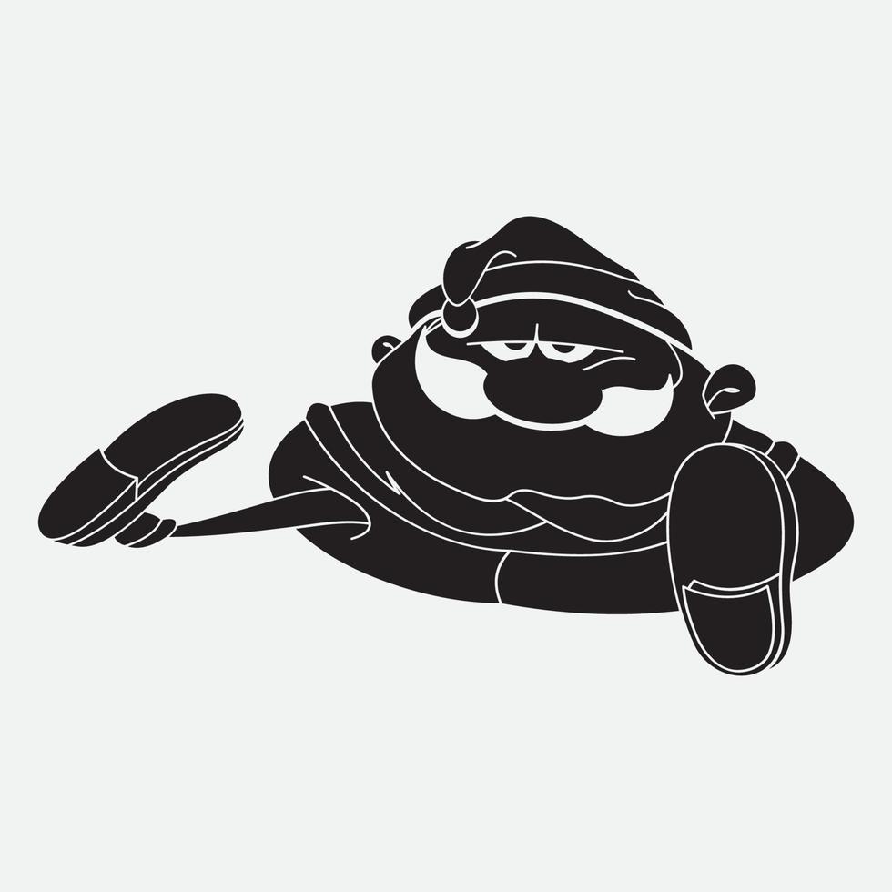 Santa Claus vector illustrations design icon logo