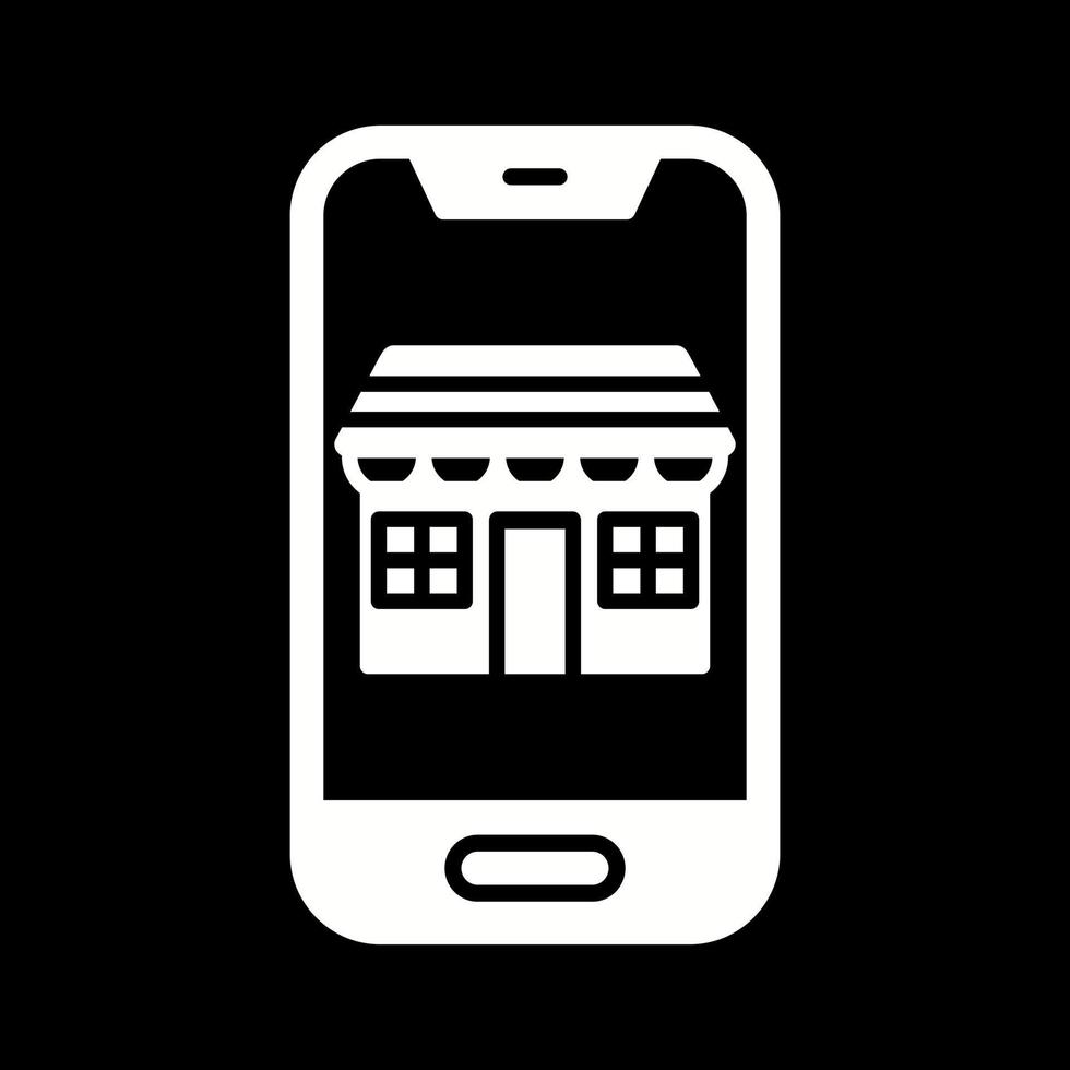 Mobile Store Vector Icon