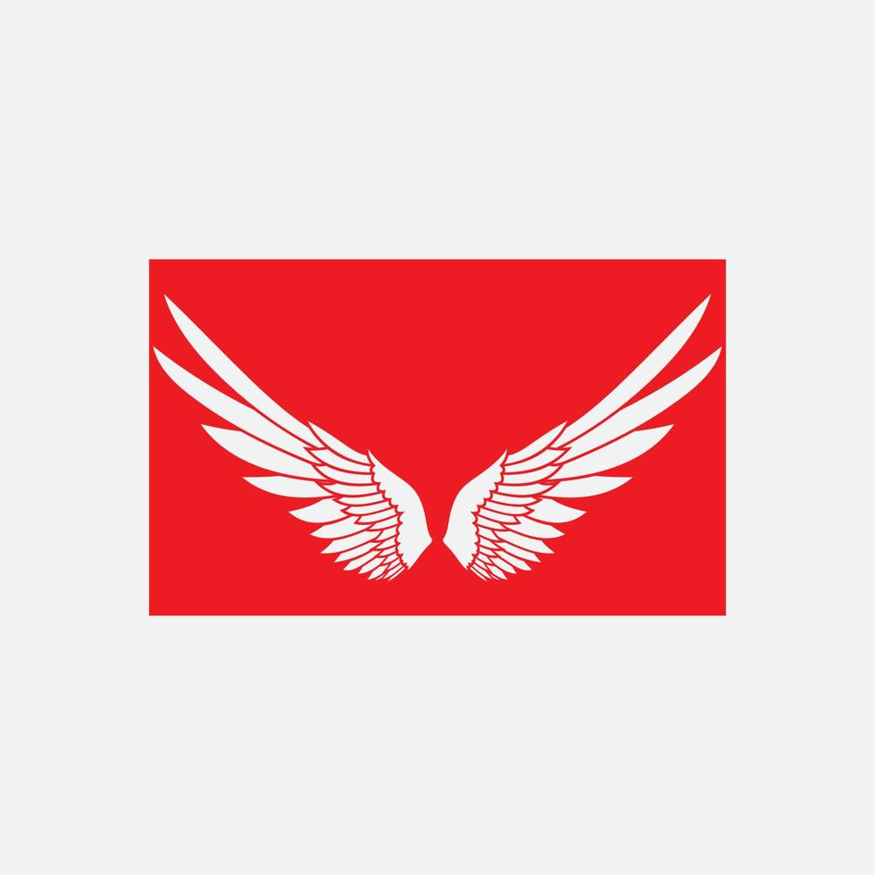 wings illustration design icon logo vector