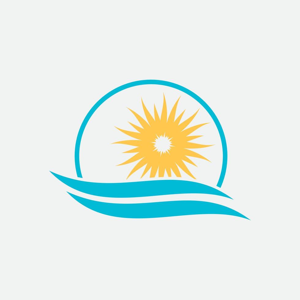 Sun Vector illustration Icon