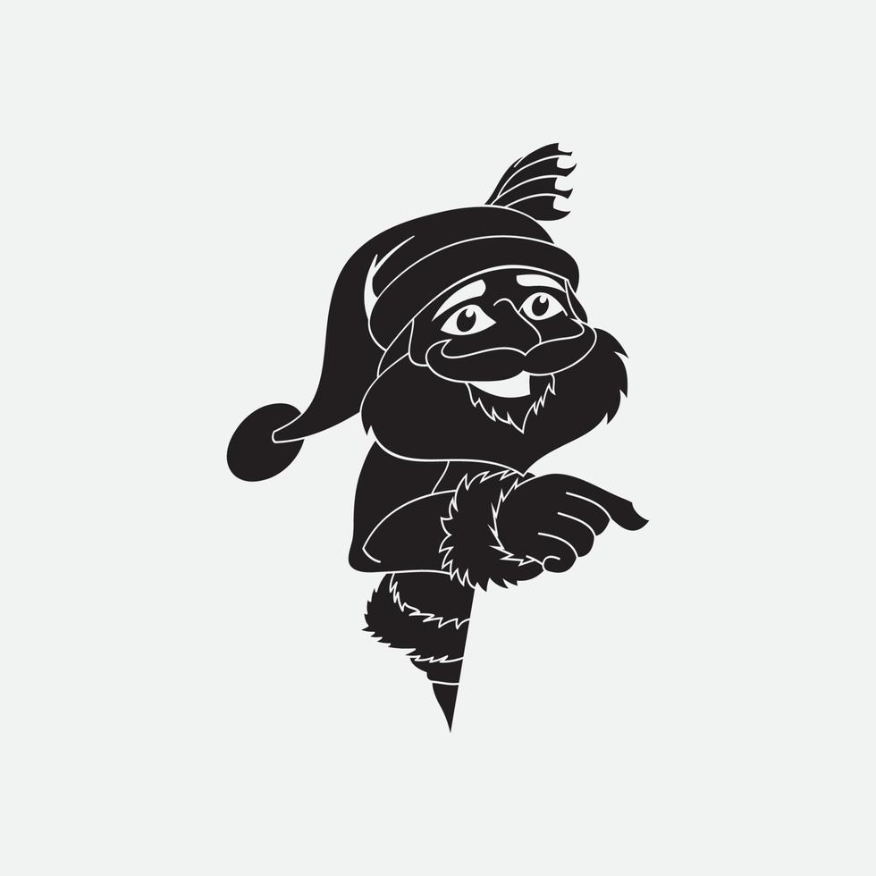Santa Claus vector illustrations design icon logo