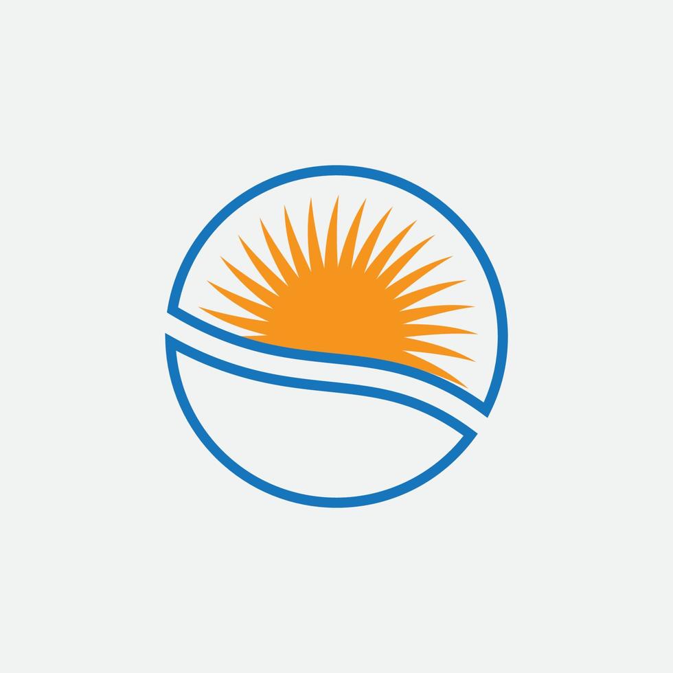 Sun Vector illustration Icon