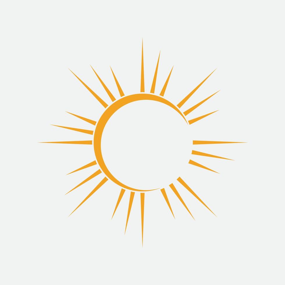 Sun Vector illustration Icon