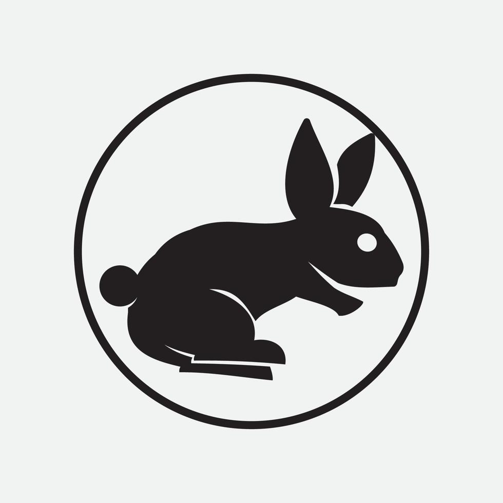 Rabbit vector icon illustration design