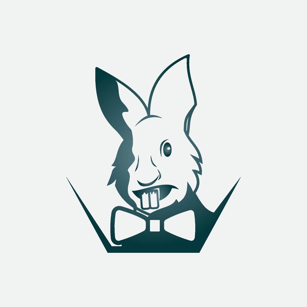 Rabbit vector icon illustration design