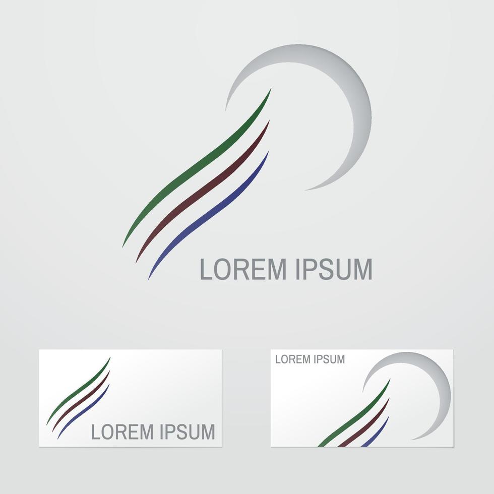 Logo for any use in a modern style vector