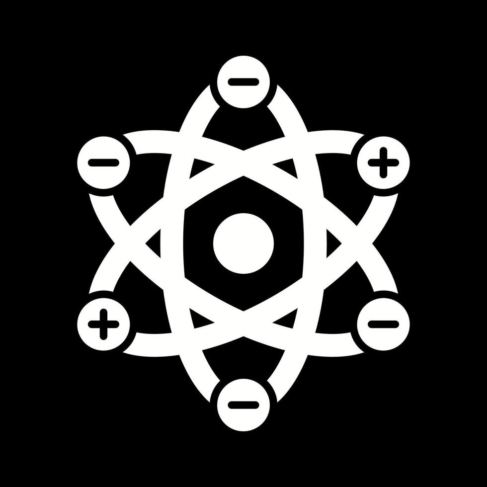 Atom Structure Vector Icon