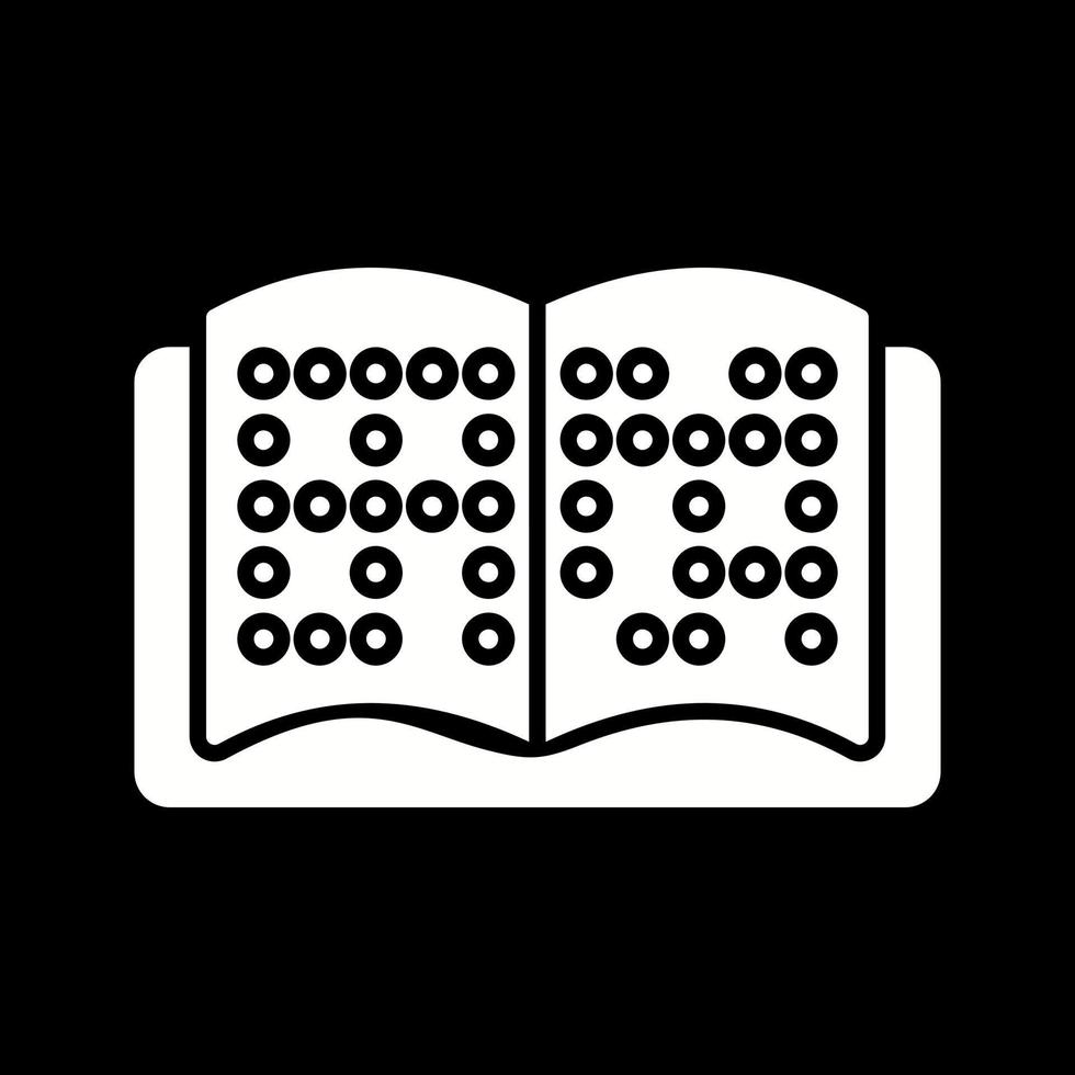 icono de vector braille