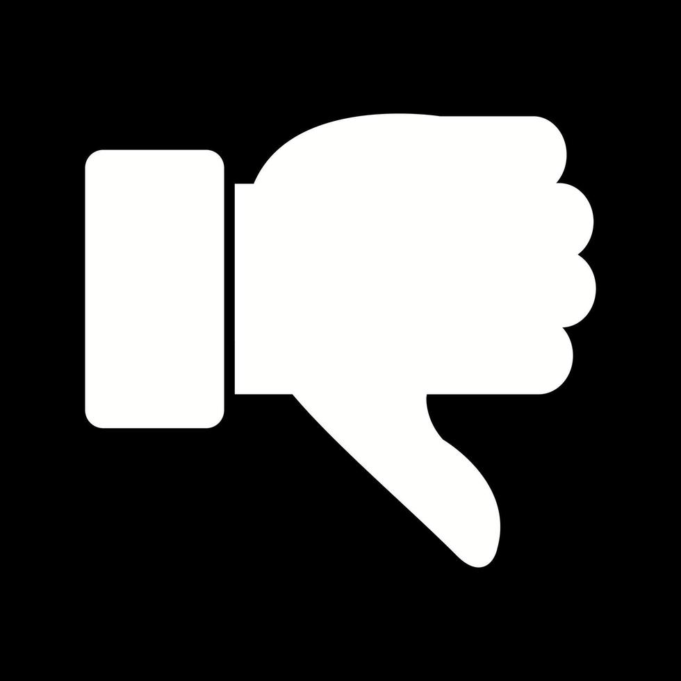 Dislike Vector Icon