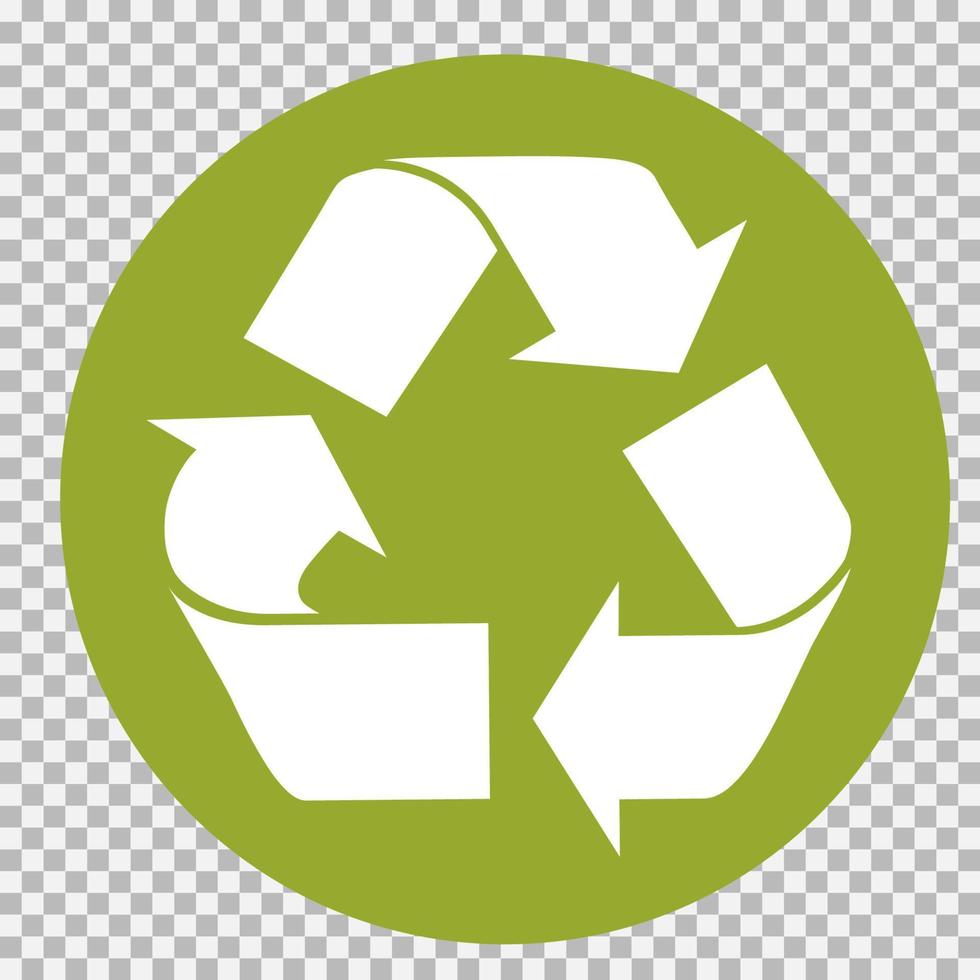 Set of vector universal recycling symbols.