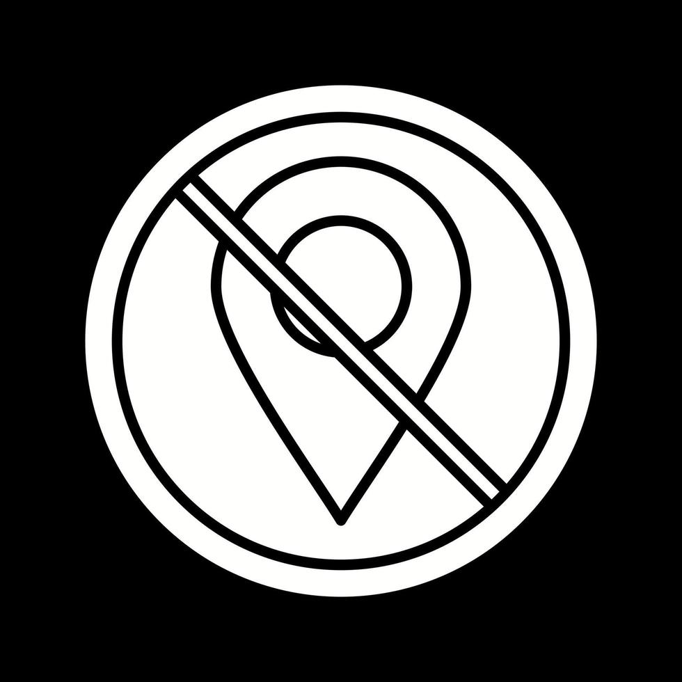 No Gps Vector Icon