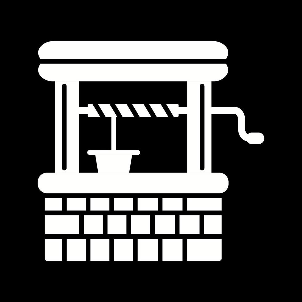 Water Well Vector Icon