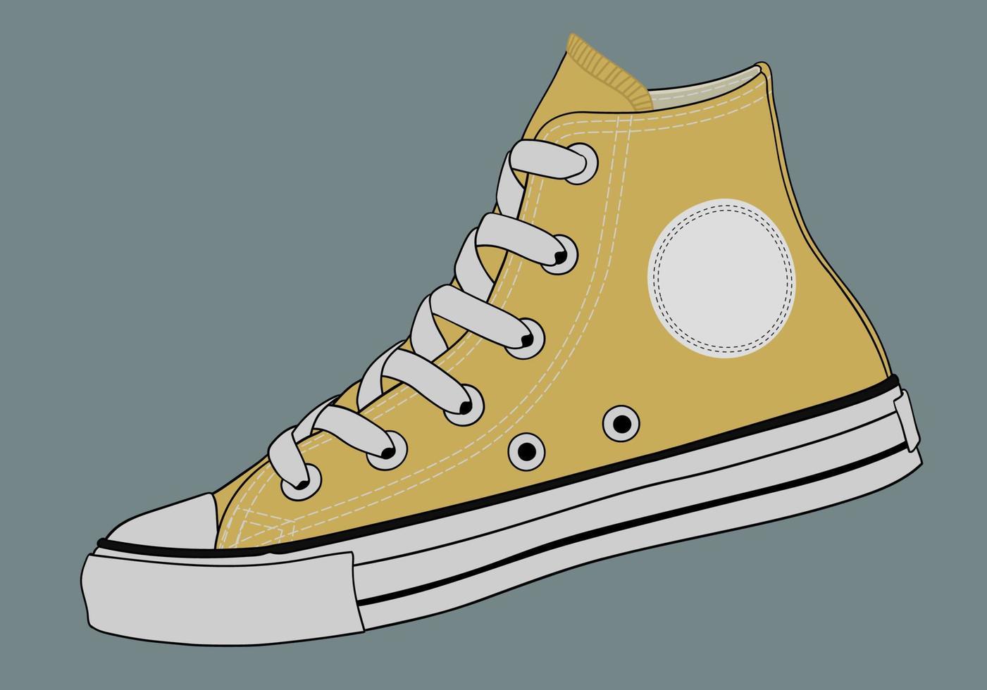 Iconic Teenagers Sneakers of All Time vector