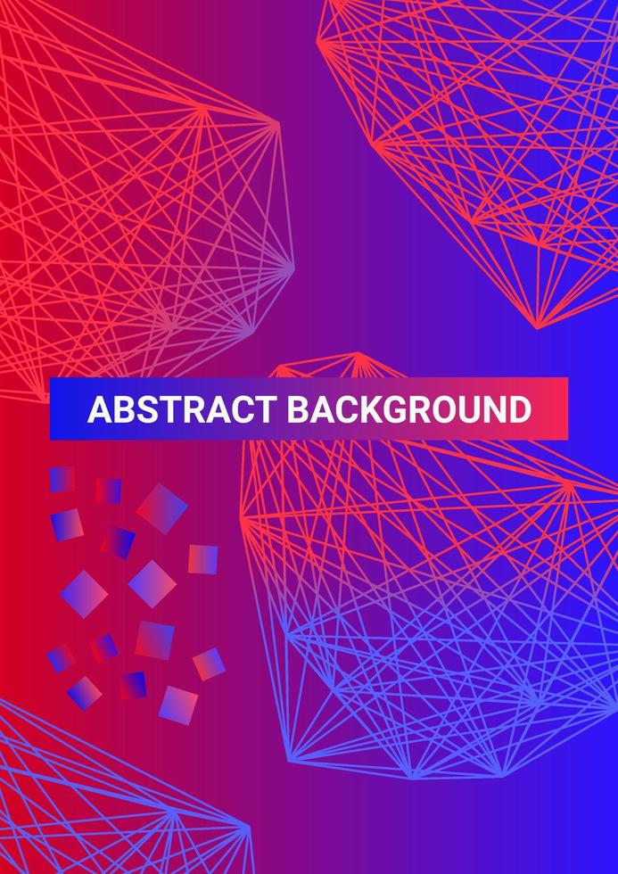 Background abstract vector with blue and red gradations for presentation templates and backdrop poster layouts