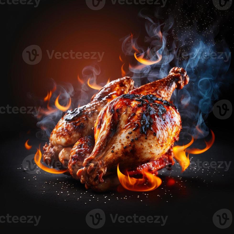 grilled chicken ai generated images 17215510 Stock Photo at Vecteezy