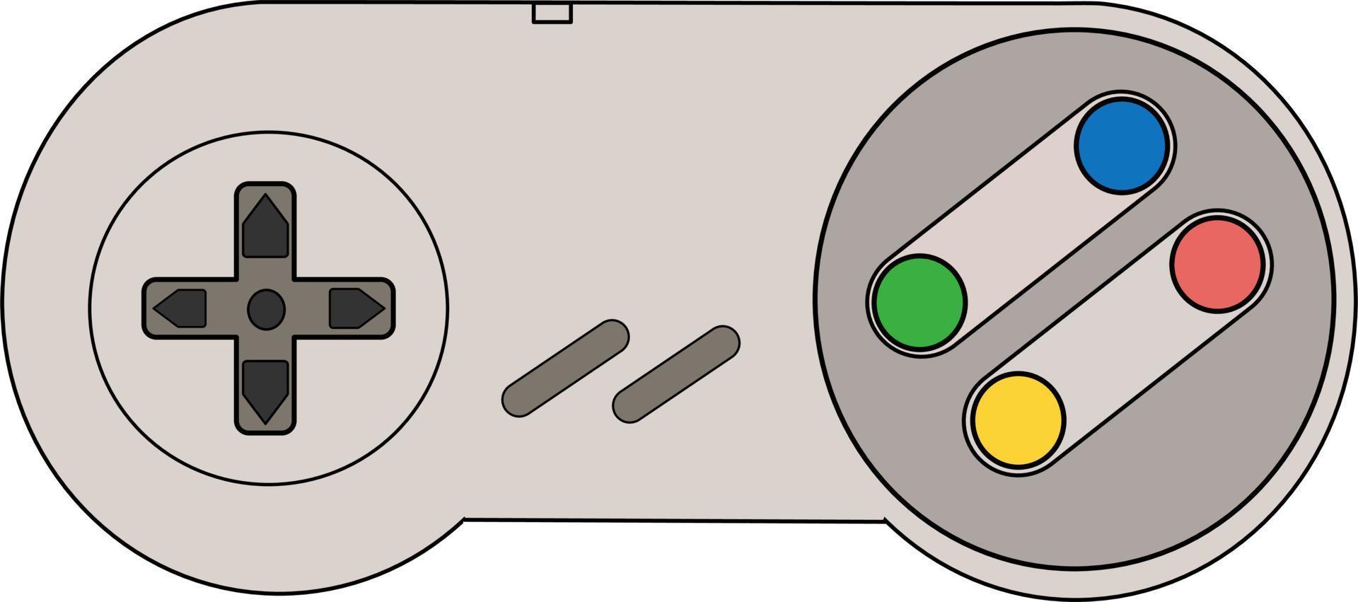 controlador de videojuegos. vector