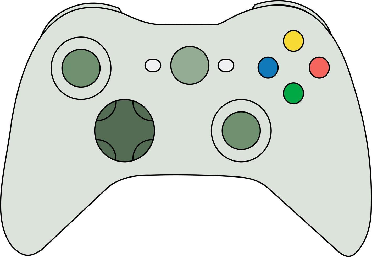 controlador de videojuegos. vector